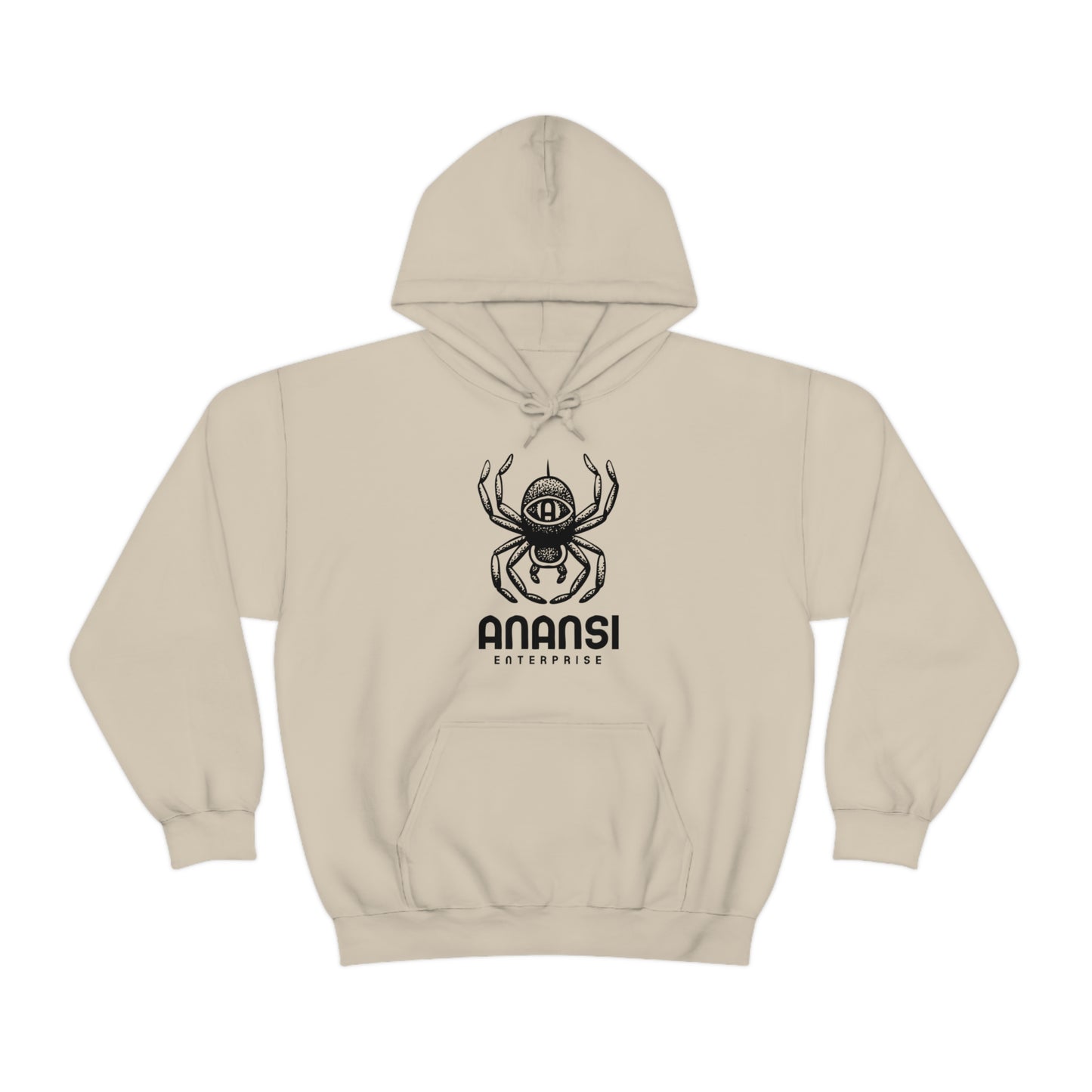 Anansi Enlarged Logo Hooded Sweatshirt