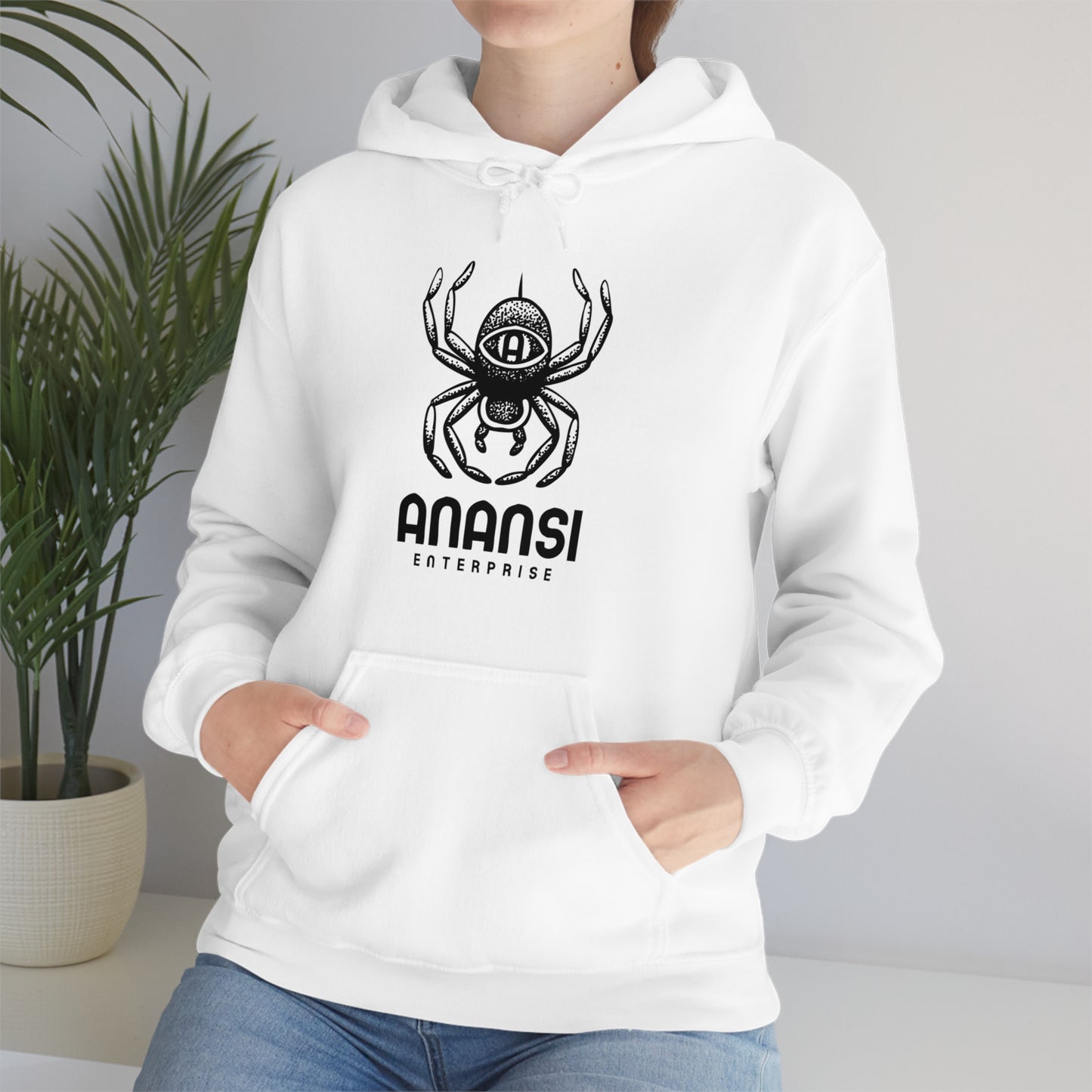 Anansi Enlarged Logo Hooded Sweatshirt